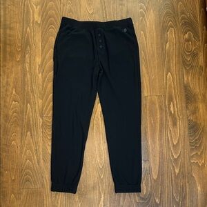 Gilly Hicks Waffle Texture Knit Joggers Black S